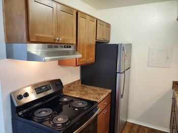 Kitchen with a stove